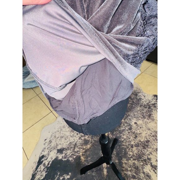 Cami NYC The Charlie Y2K Grey Silk Lace Tank Top Revolve Size S Fairy Whimsygoth - Picture 6 of 7